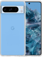 BTH BTH Google Pixel 8 Pro Hoesje Siliconen - Transparant