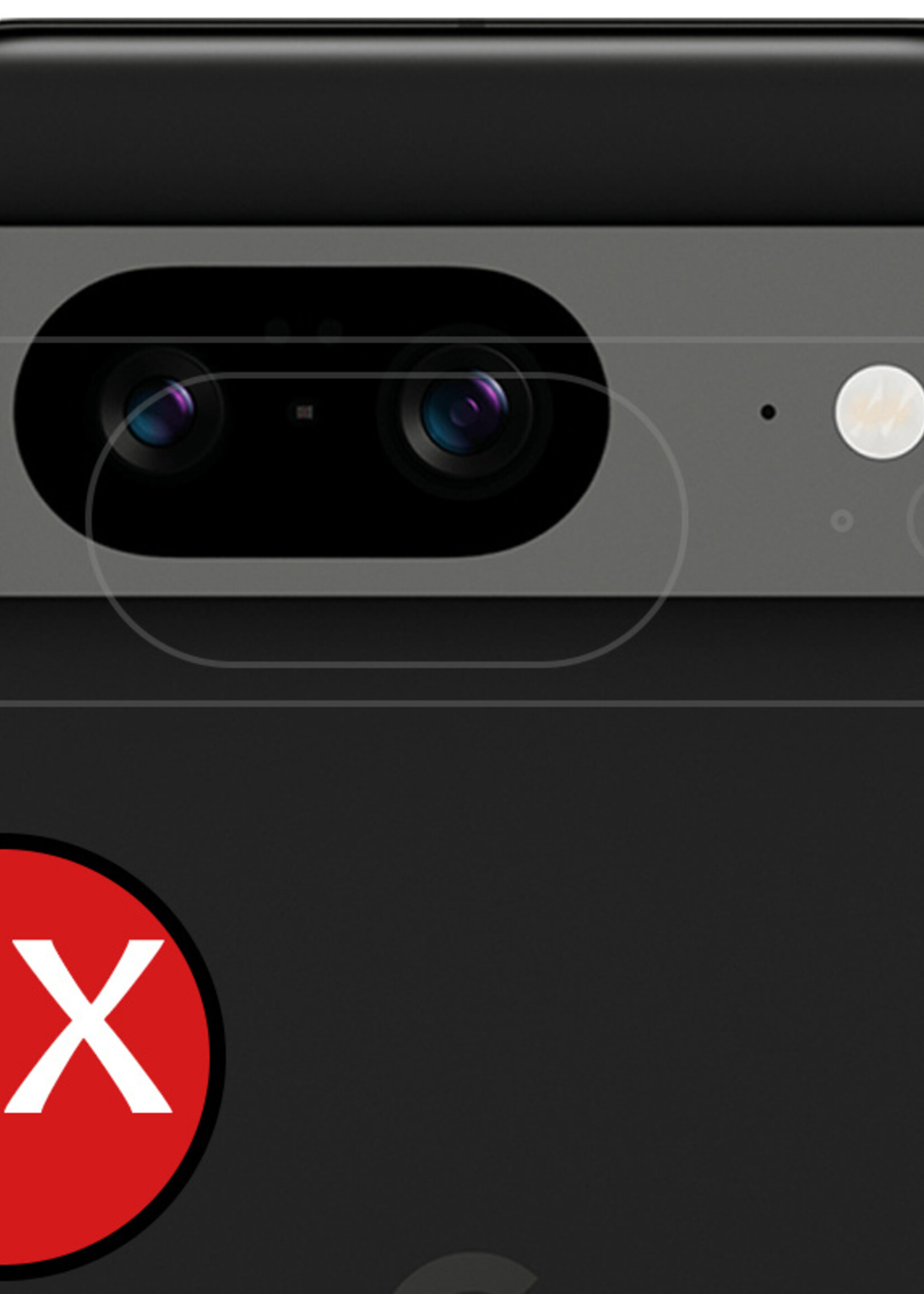 BTH Screenprotector Geschikt voor Google Pixel 8 Camera Lens Screenprotector Glas - Screenprotector Geschikt voor Google Pixel 8 Screenprotector Camera Protector Gehard Glas - 3 PACK