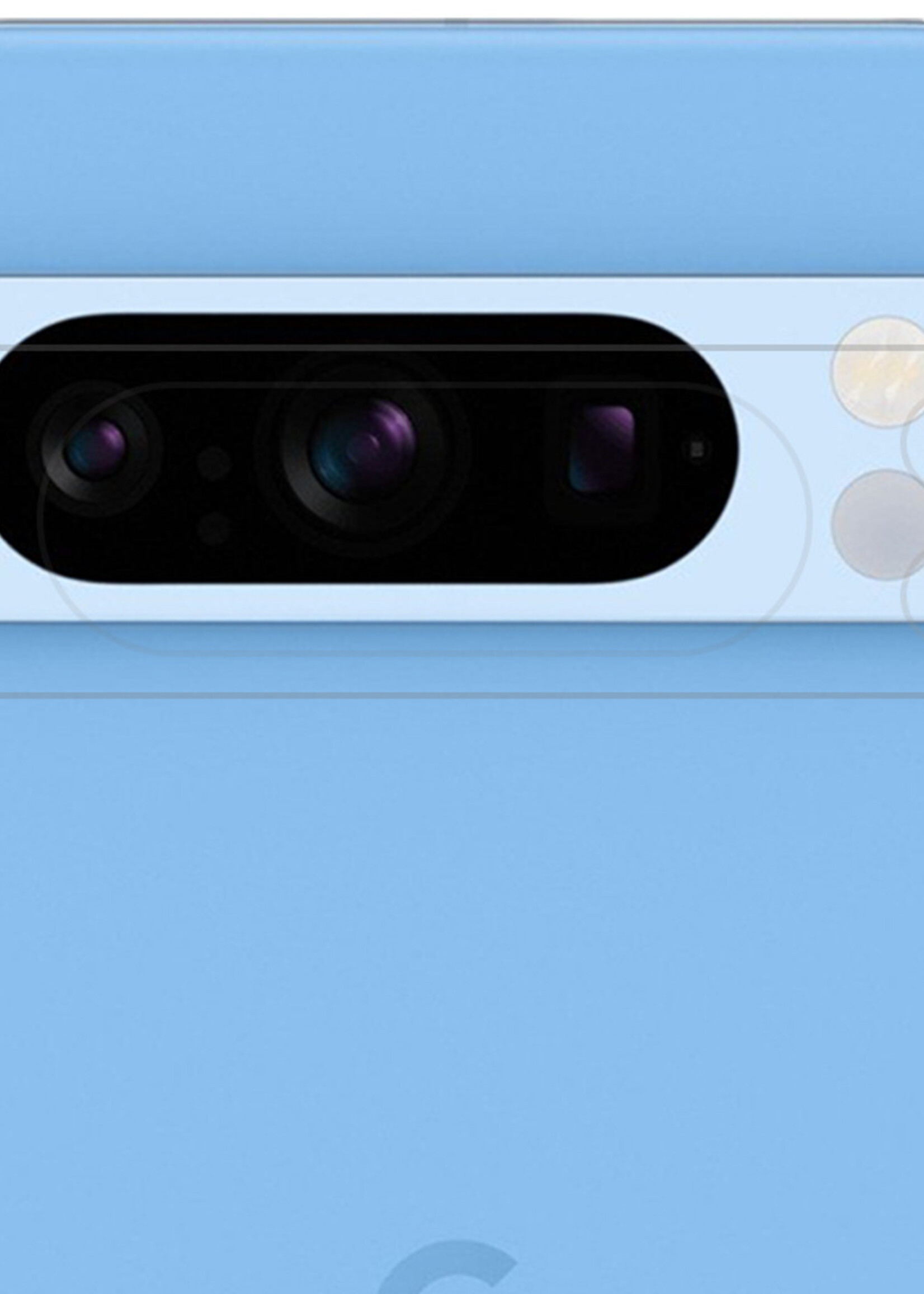 BTH Screenprotector Geschikt voor Google Pixel 8 Pro Camera Lens Screenprotector Glas - Screenprotector Geschikt voor Google Pixel 8 Pro Screenprotector Camera Protector Gehard Glas