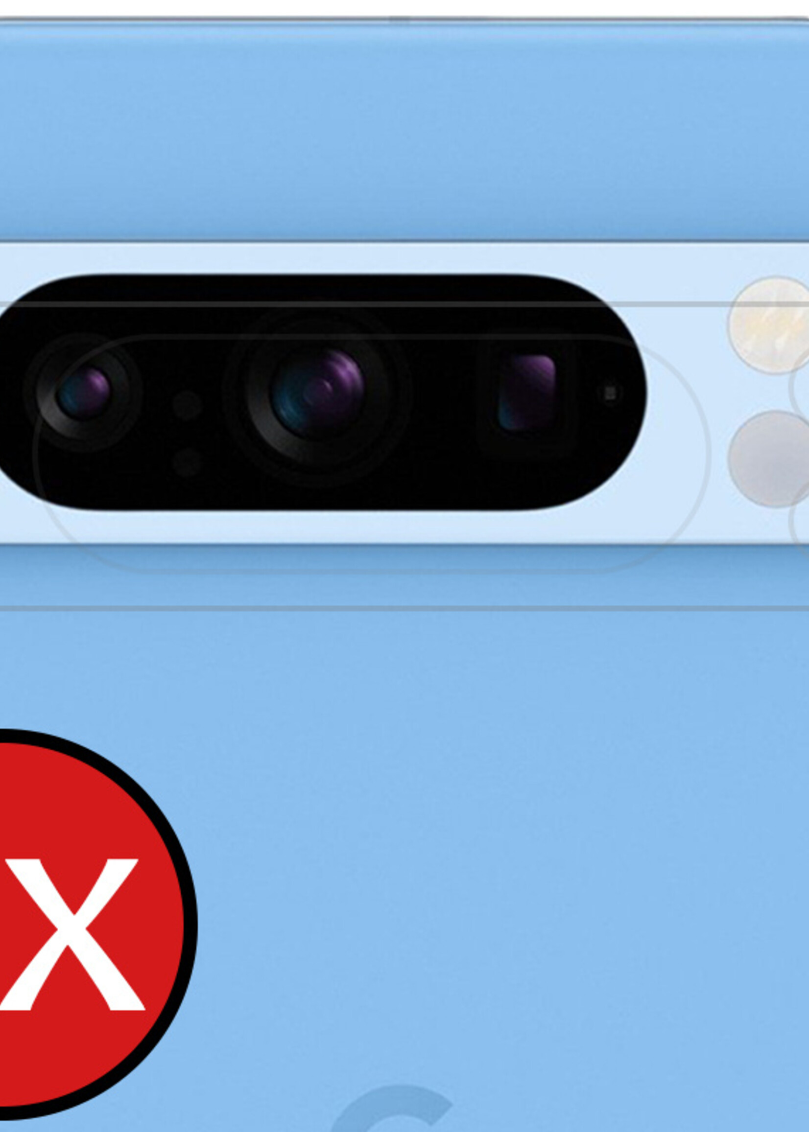 BTH Screenprotector Geschikt voor Google Pixel 8 Pro Camera Lens Screenprotector Glas - Screenprotector Geschikt voor Google Pixel 8 Pro Screenprotector Camera Protector Gehard Glas - 2 PACK