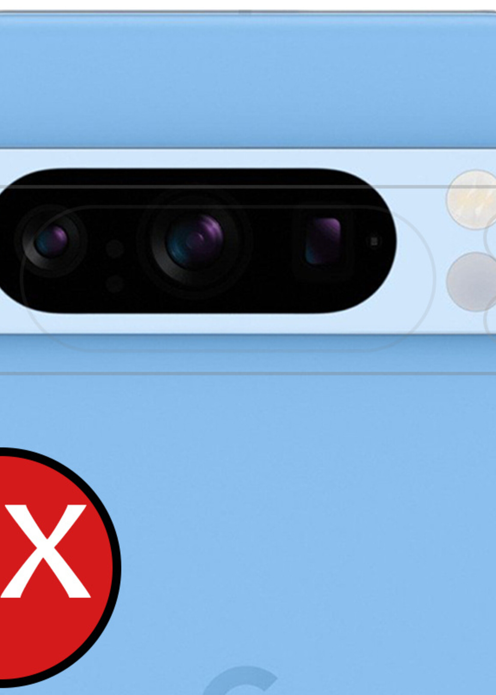 BTH Screenprotector Geschikt voor Google Pixel 8 Pro Camera Lens Screenprotector Glas - Screenprotector Geschikt voor Google Pixel 8 Pro Screenprotector Camera Protector Gehard Glas - 3 PACK