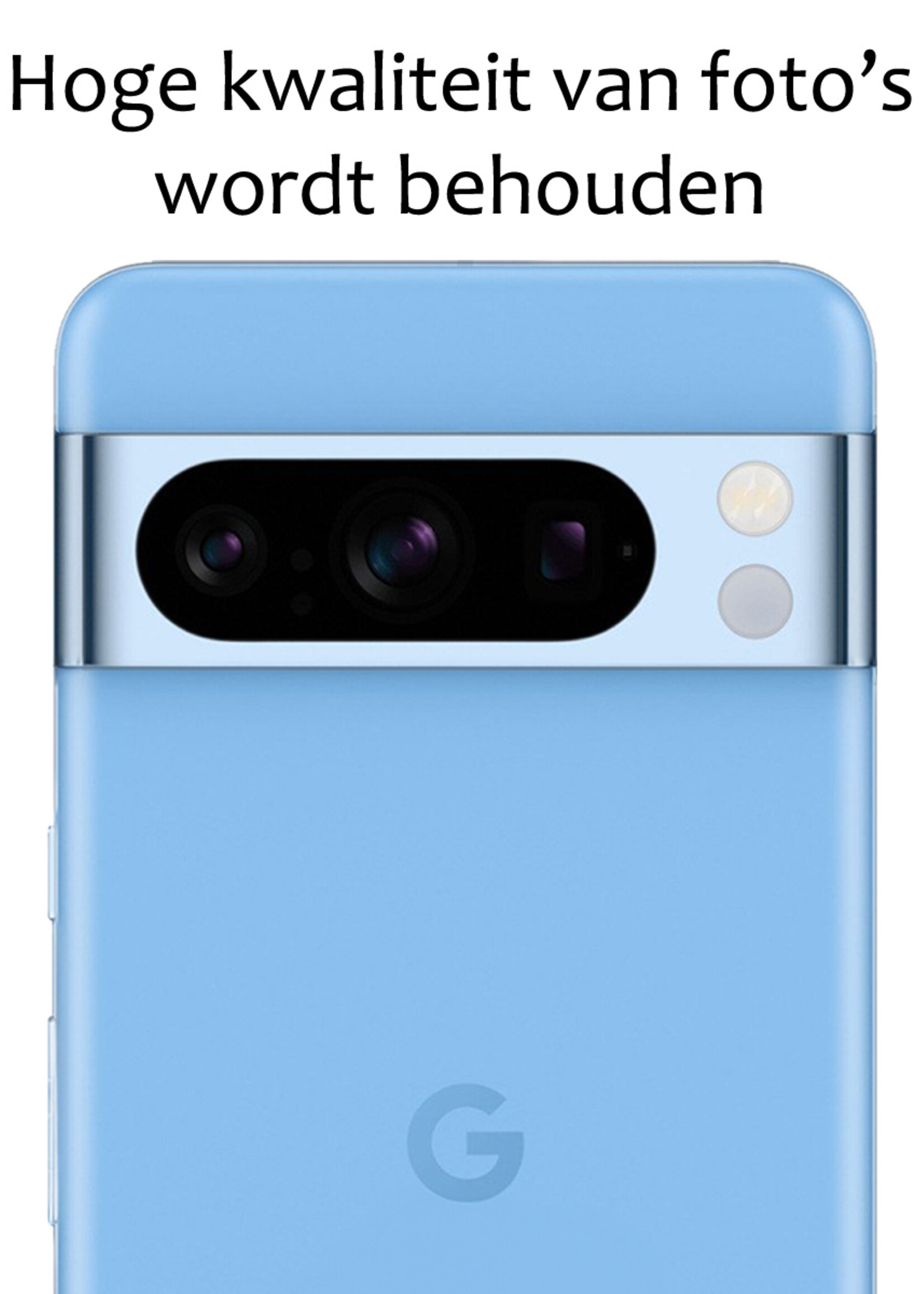 BTH Screenprotector Geschikt voor Google Pixel 8 Pro Camera Lens Screenprotector Glas - Screenprotector Geschikt voor Google Pixel 8 Pro Screenprotector Camera Protector Gehard Glas - 3 PACK