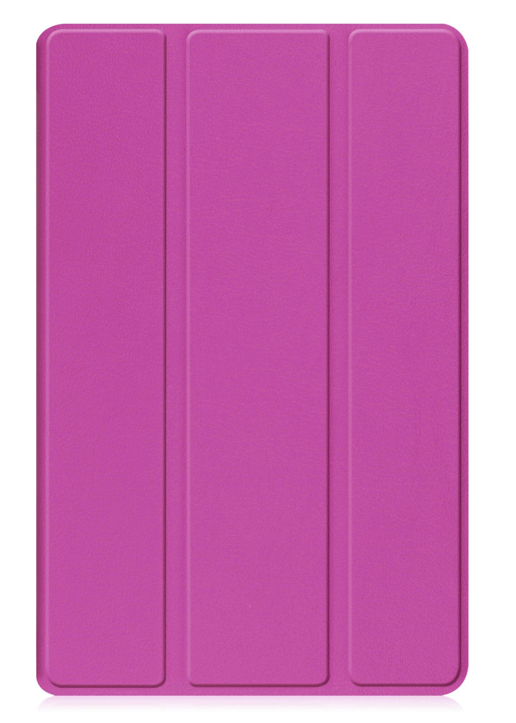 BTH Hoes Geschikt voor Samsung Galaxy Tab A9 Hoes Book Case Hoesje Trifold Cover - Hoesje Geschikt voor Samsung Tab A9 Hoesje Bookcase - Paars