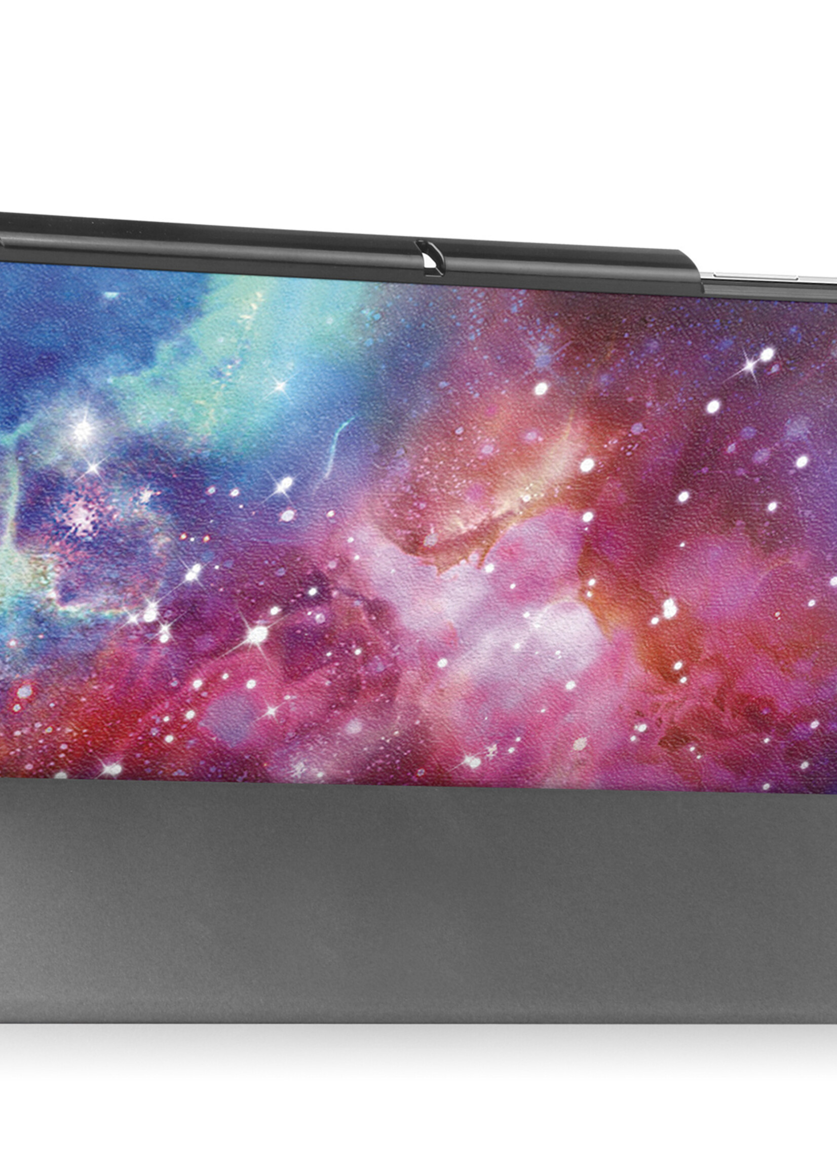 BTH Hoes Geschikt voor Samsung Galaxy Tab A9 Hoes Book Case Hoesje Trifold Cover Met Screenprotector - Hoesje Geschikt voor Samsung Tab A9 Hoesje Bookcase - Galaxy