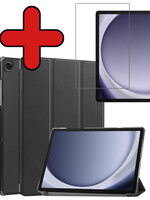 BTH BTH Samsung Galaxy Tab A9 Hoes Met Screenprotector - Zwart