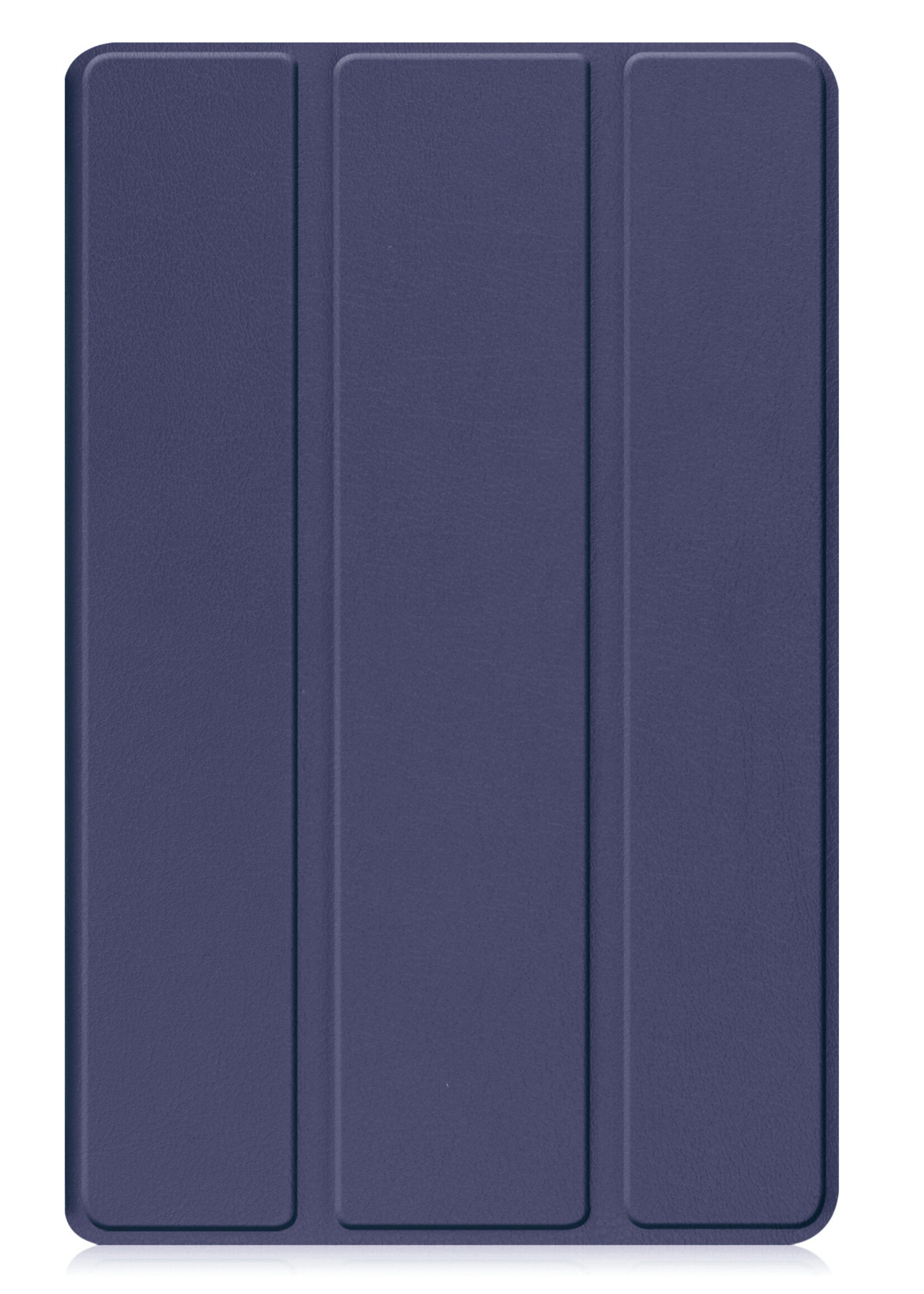 BTH Hoes Geschikt voor Samsung Galaxy Tab A9 Plus Hoes Book Case Hoesje Trifold Cover - Hoesje Geschikt voor Samsung Tab A9 Plus Hoesje Bookcase - Donkerblauw