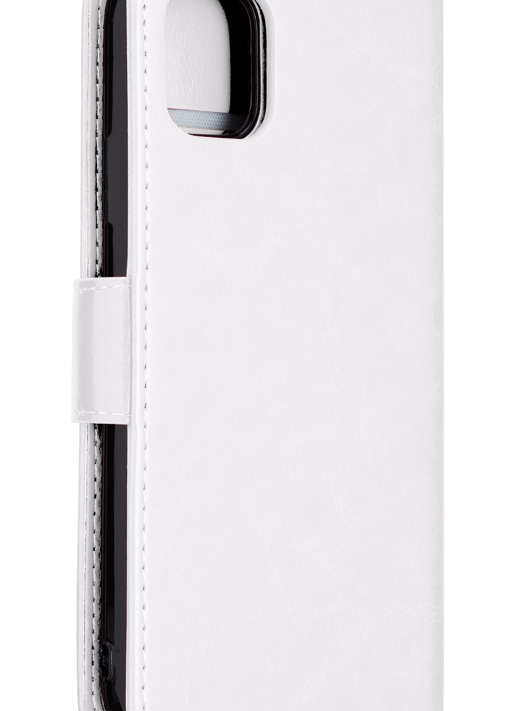BTH Hoesje Geschikt voor iPhone 13 Pro Max Hoesje Book Case Uitneembare 2-in-1 Hoes - Hoes Geschikt voor iPhone 13 Pro Max Hoes Wallet Case Pashouder Hoesje - Wit