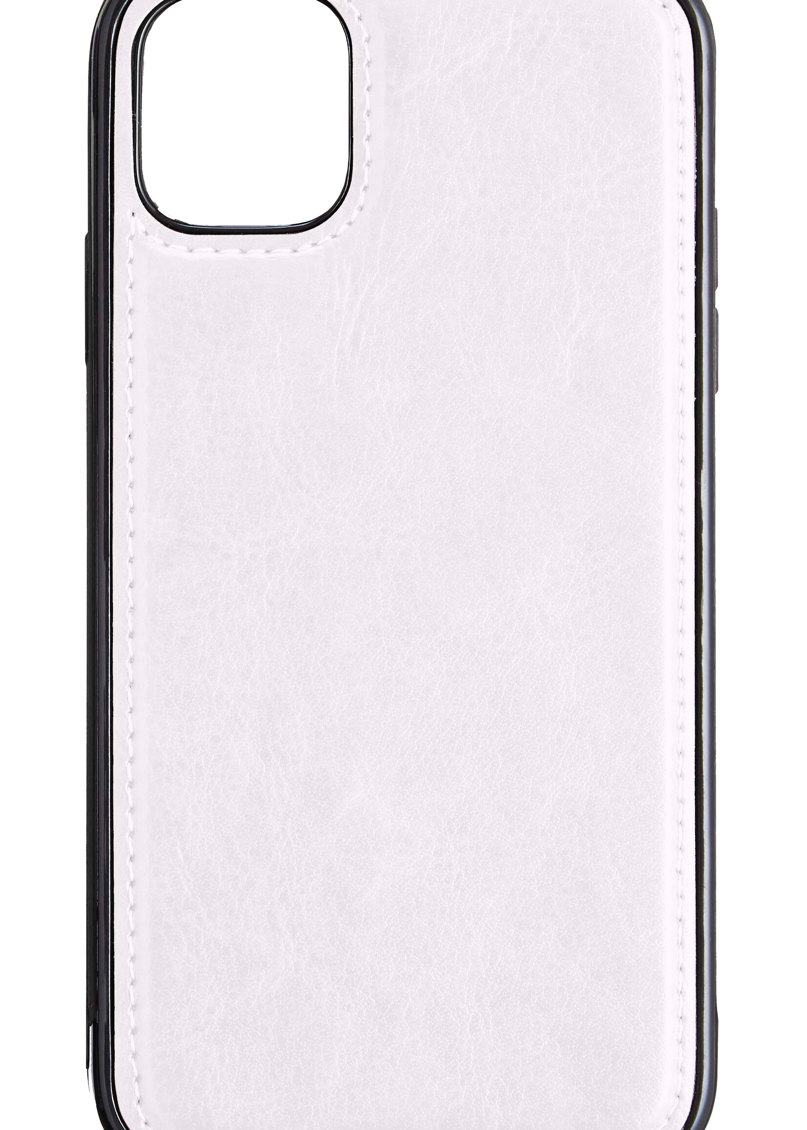 BTH Hoesje Geschikt voor iPhone 13 Pro Max Hoesje Book Case Uitneembare 2-in-1 Hoes - Hoes Geschikt voor iPhone 13 Pro Max Hoes Wallet Case Pashouder Hoesje - Wit