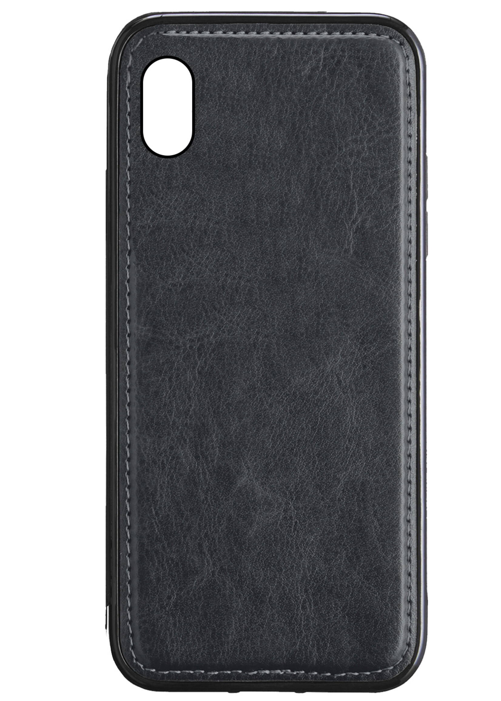 BTH Hoesje Geschikt voor iPhone XR Hoesje Book Case Uitneembare 2-in-1 Hoes - Hoes Geschikt voor iPhone XR Hoes Wallet Case Pashouder Hoesje - Zwart