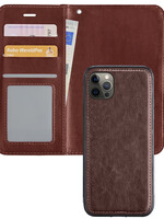 BTH BTH iPhone 13 Pro 2-in-1 Hoesje BookCase Uitneembaar - Bruin