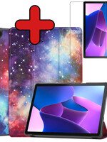 BTH BTH Lenovo Tab M10 (Gen 3) Hoesje Met Screenprotector - Galaxy