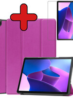 BTH BTH Lenovo Tab M10 (Gen 3) Hoesje Met Screenprotector - Paars