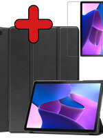BTH BTH Lenovo Tab M10 (Gen 3) Hoesje Met Screenprotector - Zwart