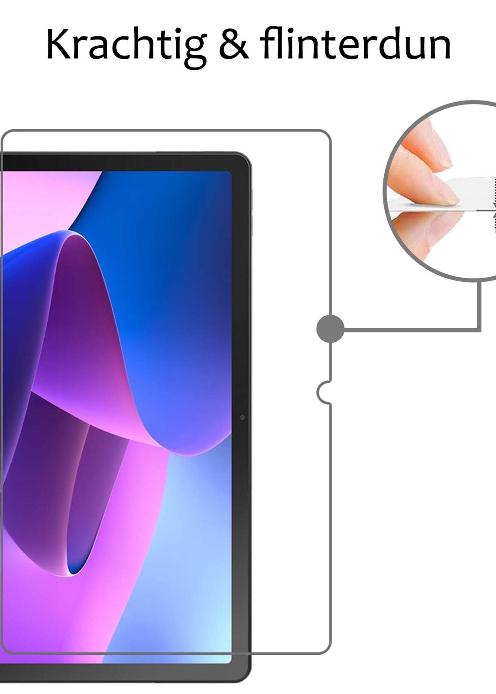 BTH Screenprotector Geschikt voor Lenovo Tab M10 (3rd gen) Screenprotector Tempered Glass Screen Protector Gehard Glas - Screenprotector Geschikt voor Lenovo Tab M10 (3e gen) Screenprotector Glas
