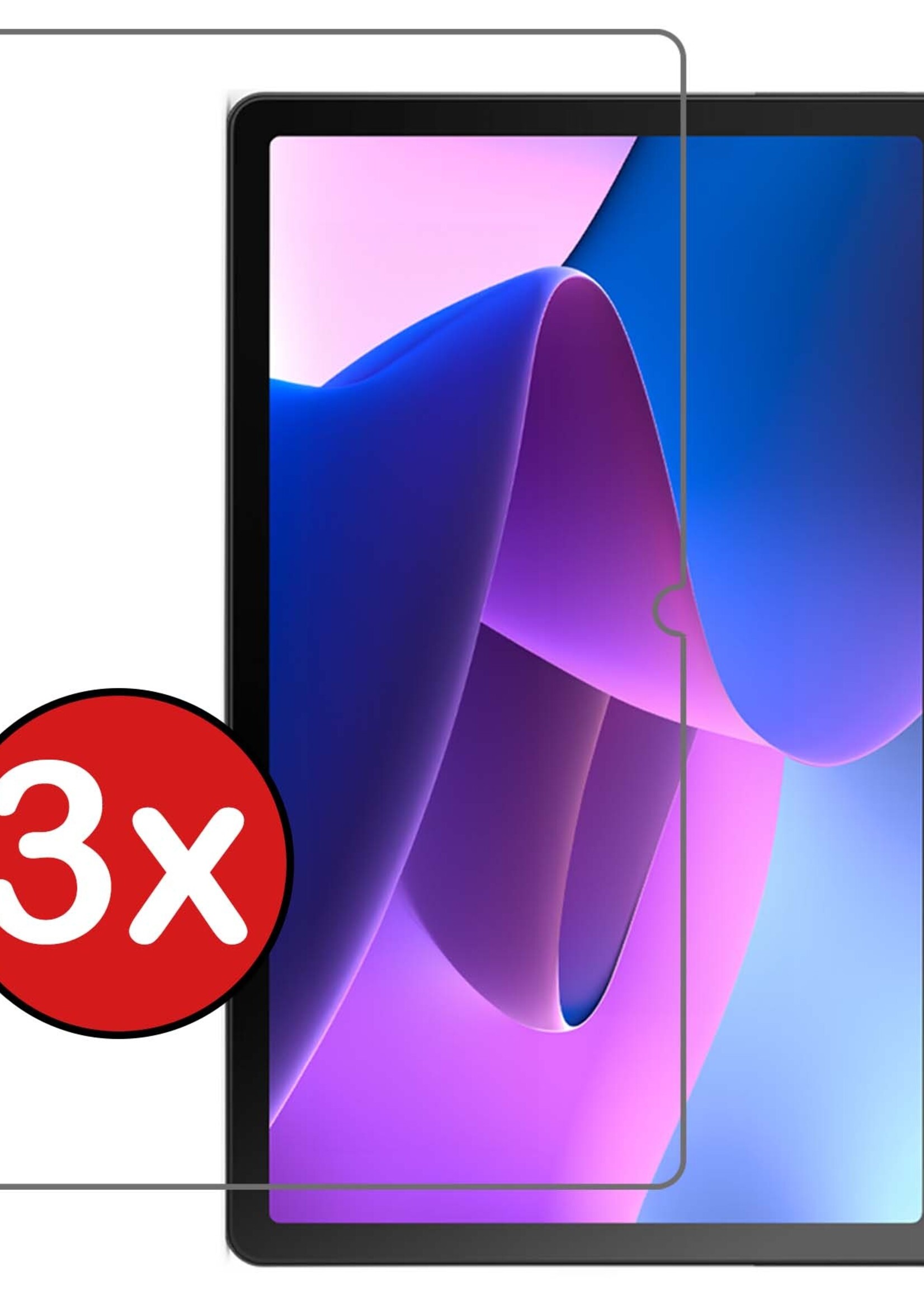 BTH Screenprotector Geschikt voor Lenovo Tab M10 (3rd gen) Screenprotector Tempered Glass Screen Protector Gehard Glas - Screenprotector Geschikt voor Lenovo Tab M10 (3e gen) Screenprotector Glas - 3 PACK