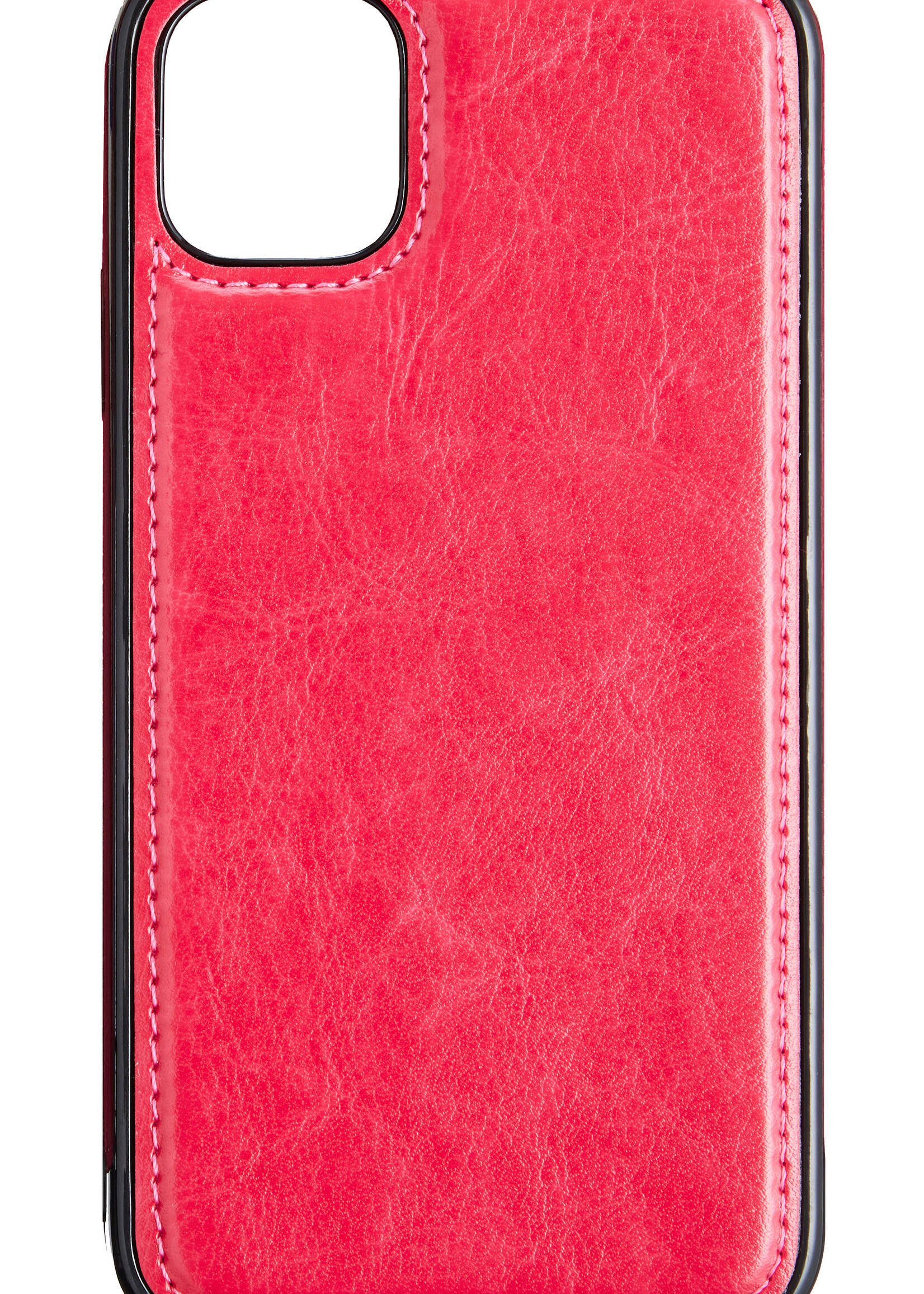 BTH Hoesje Geschikt voor iPhone 13 Hoesje Book Case Uitneembare 2-in-1 Hoes - Hoes Geschikt voor iPhone 13 Hoes Wallet Case Pashouder Hoesje - Donkerroze
