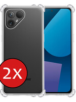 BTH BTH Fairphone 5 Hoesje Shockproof Transparant - 2 PACK
