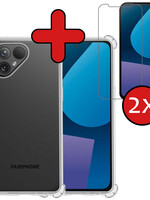 BTH BTH Fairphone 5 Hoesje Shockproof Met 2x Screenprotector