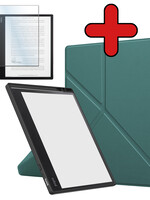 BTH BTH Kobo Elipsa 2E Hoesje Met Screenprotector - Donkergroen