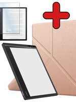 BTH BTH Kobo Elipsa 2E Hoesje Met Screenprotector - Rose Goud