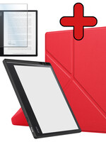 BTH BTH Kobo Elipsa 2E Hoesje Met Screenprotector - Rood