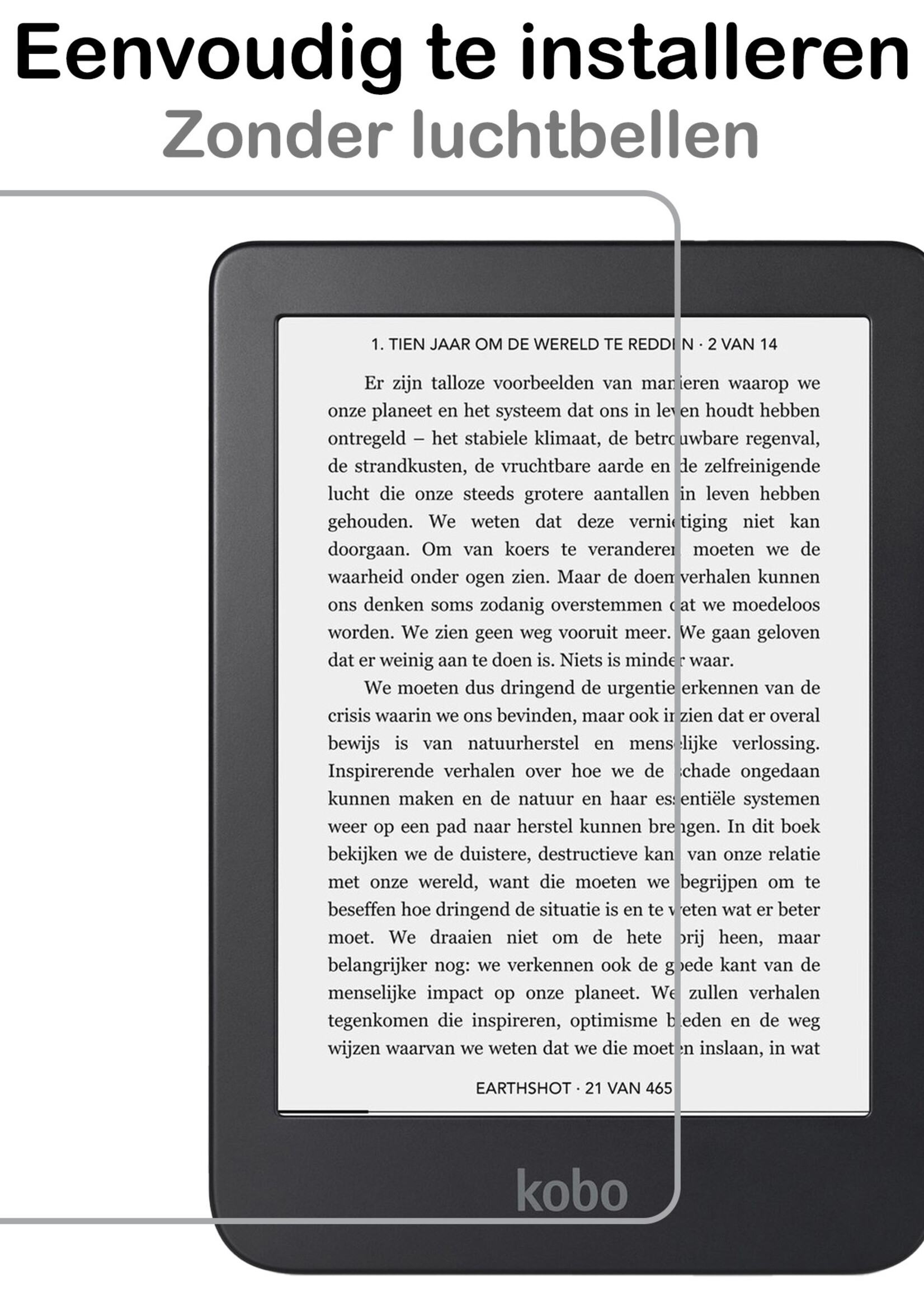 BTH Hoesje Geschikt voor Kobo Clara 2E Hoesje Luxe Bescherm Case Met Screenprotector - Hoes Geschikt voor Kobo Clara 2E Hoes Book Cover - Eenhoorn