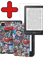 BTH BTH Kobo Clara 2E Hoesje Met Screenprotector - Graffity