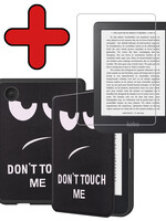 BTH BTH Kobo Clara 2E Hoesje Met Screenprotector - Don't Touch Me
