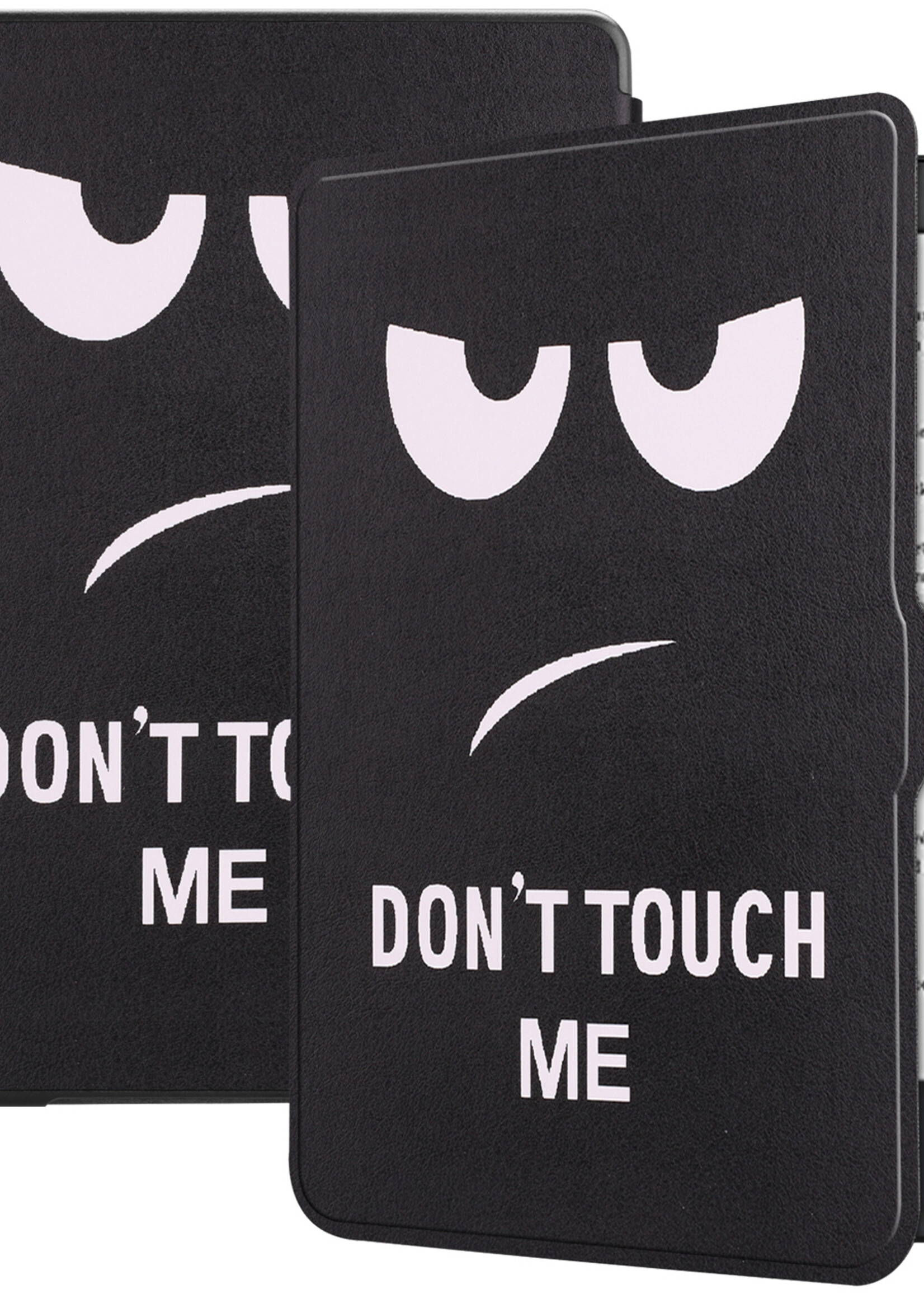 BTH Hoesje Geschikt voor Kobo Clara HD Hoesje Luxe Bescherm Case Met Screenprotector - Hoes Geschikt voor Kobo Clara HD Hoes Book Cover - Don't Touch Me