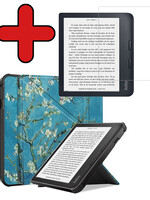 BTH BTH Kobo Libra 2 Hoesje Met Screenprotector - Bloesem