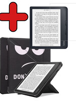 BTH BTH Kobo Libra 2 Hoesje Met Screenprotector - Don't Touch Me