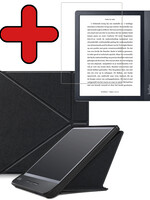 BTH BTH Kobo Libra H2O Hoesje Met Screenprotector - Zwart