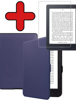BTH BTH Kobo Nia Hoesje Met Screenprotector - Donkerblauw