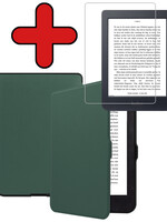 BTH BTH Kobo Nia Hoesje Met Screenprotector - Donkergroen