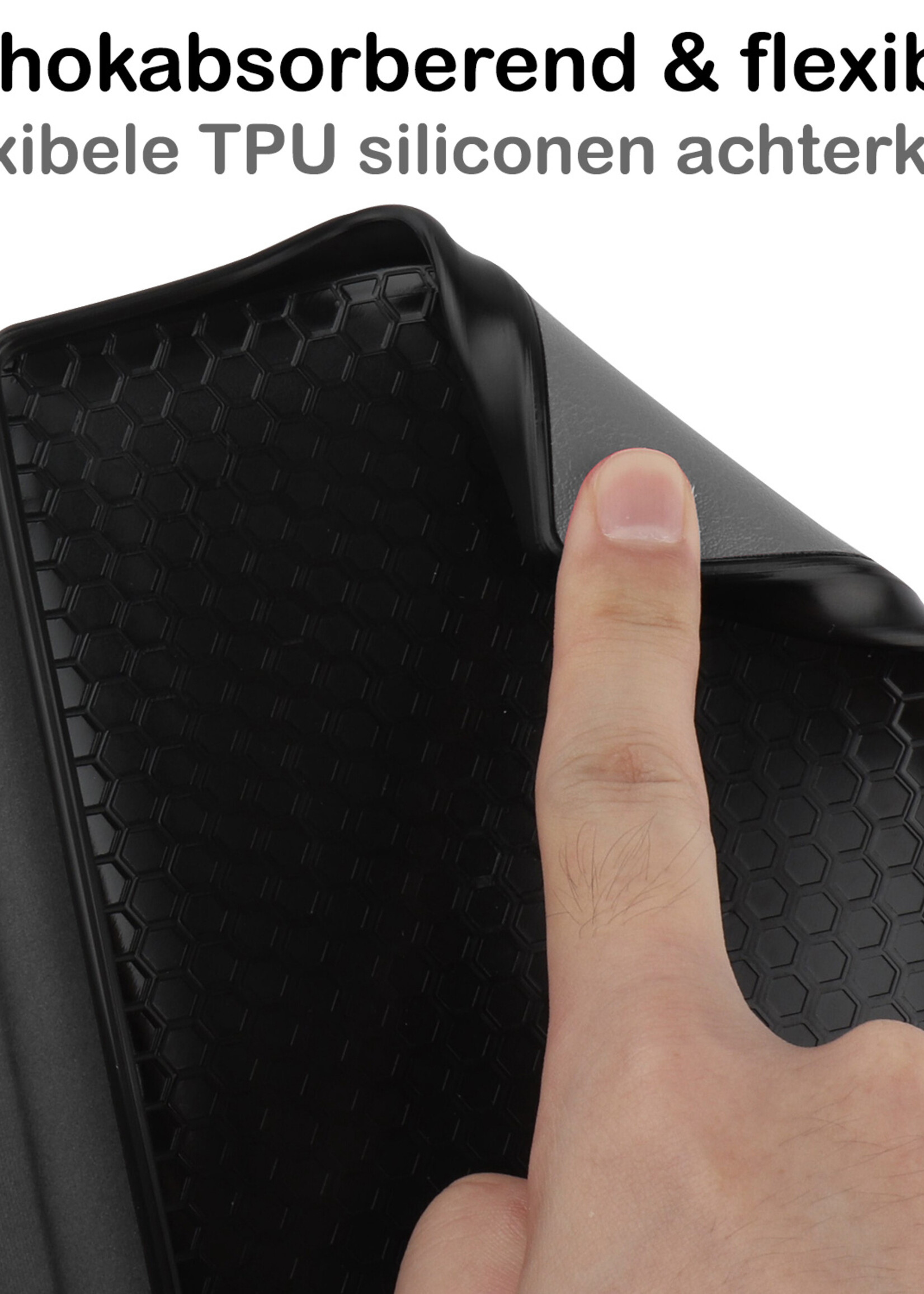 BTH Hoesje Geschikt voor Kobo Nia Hoesje Luxe Bescherm Case Met Screenprotector - Hoes Geschikt voor Kobo Nia Hoes Book Cover - Grijs