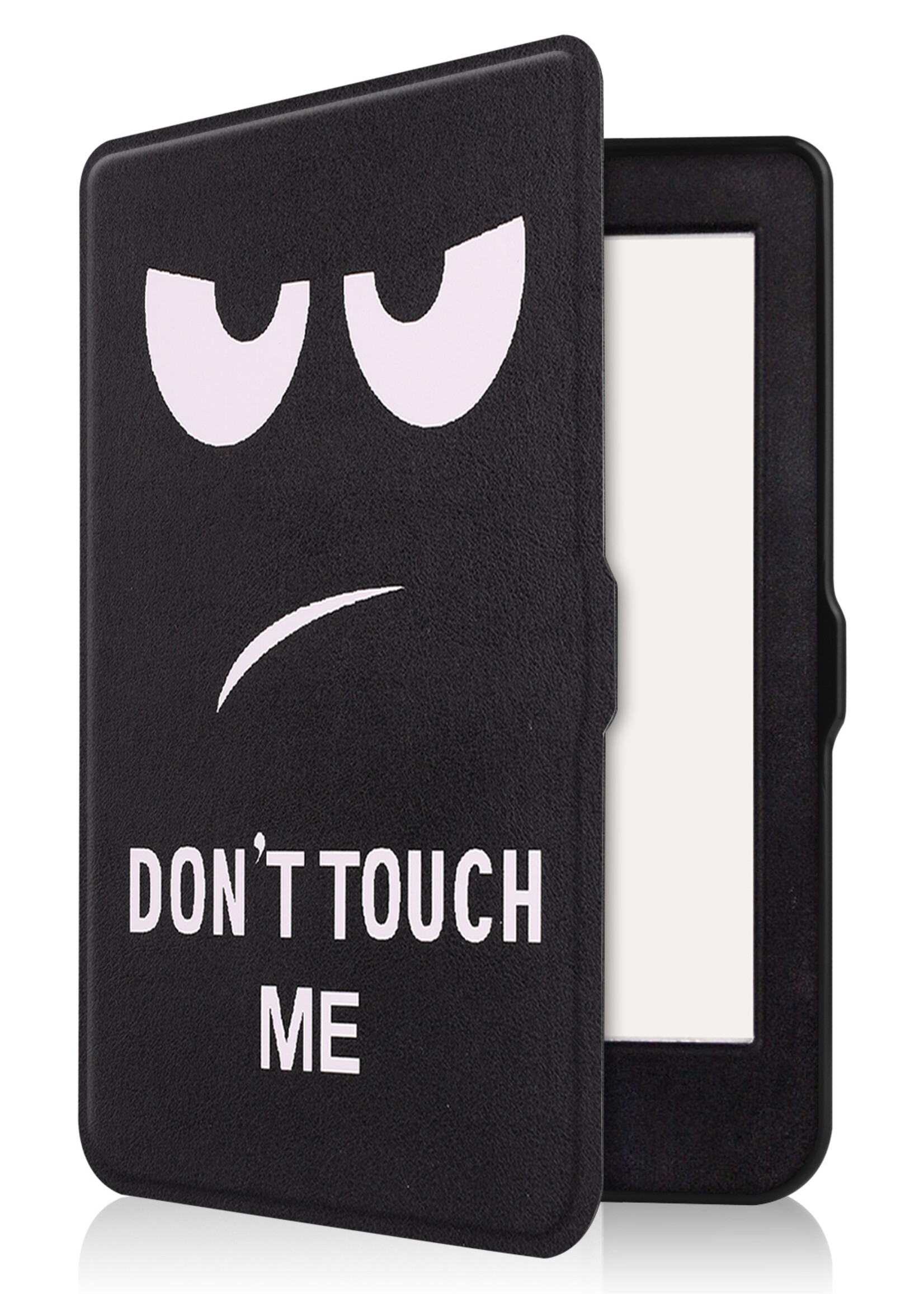 BTH Hoesje Geschikt voor Kobo Nia Hoesje Luxe Bescherm Case Met Screenprotector - Hoes Geschikt voor Kobo Nia Hoes Book Cover - Don't Touch Me