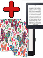 BTH BTH Kobo Nia Hoesje Met Screenprotector - Vlinders