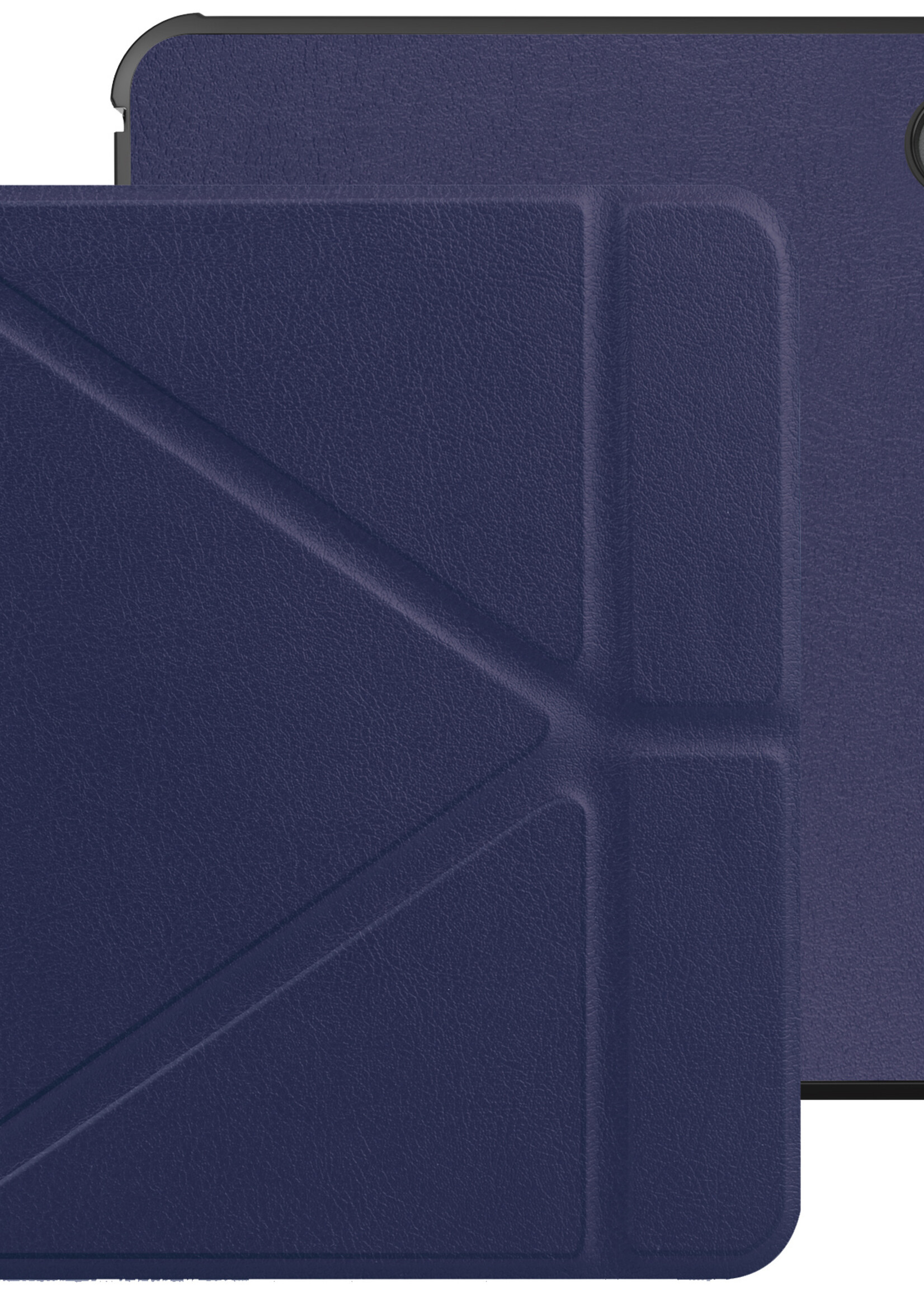 BTH Hoesje Geschikt voor Kobo Sage Hoesje Luxe Bescherm Case Met Screenprotector - Hoes Geschikt voor Kobo Sage Hoes Book Cover - Donkerblauw