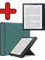 BTH BTH Kobo Sage Hoesje Met Screenprotector - Donkergroen