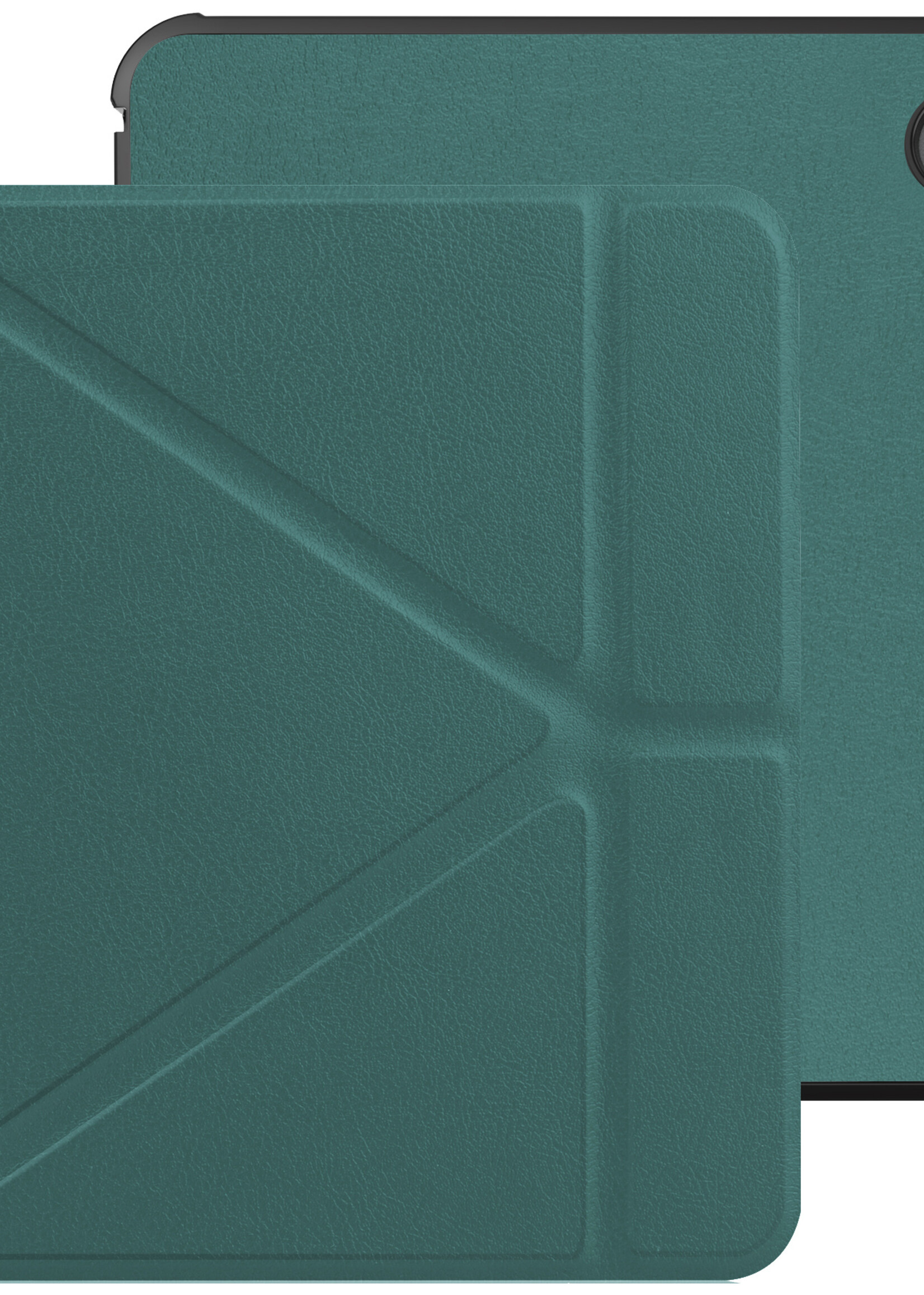 BTH Hoesje Geschikt voor Kobo Sage Hoesje Luxe Bescherm Case Met Screenprotector - Hoes Geschikt voor Kobo Sage Hoes Book Cover - Donkergroen