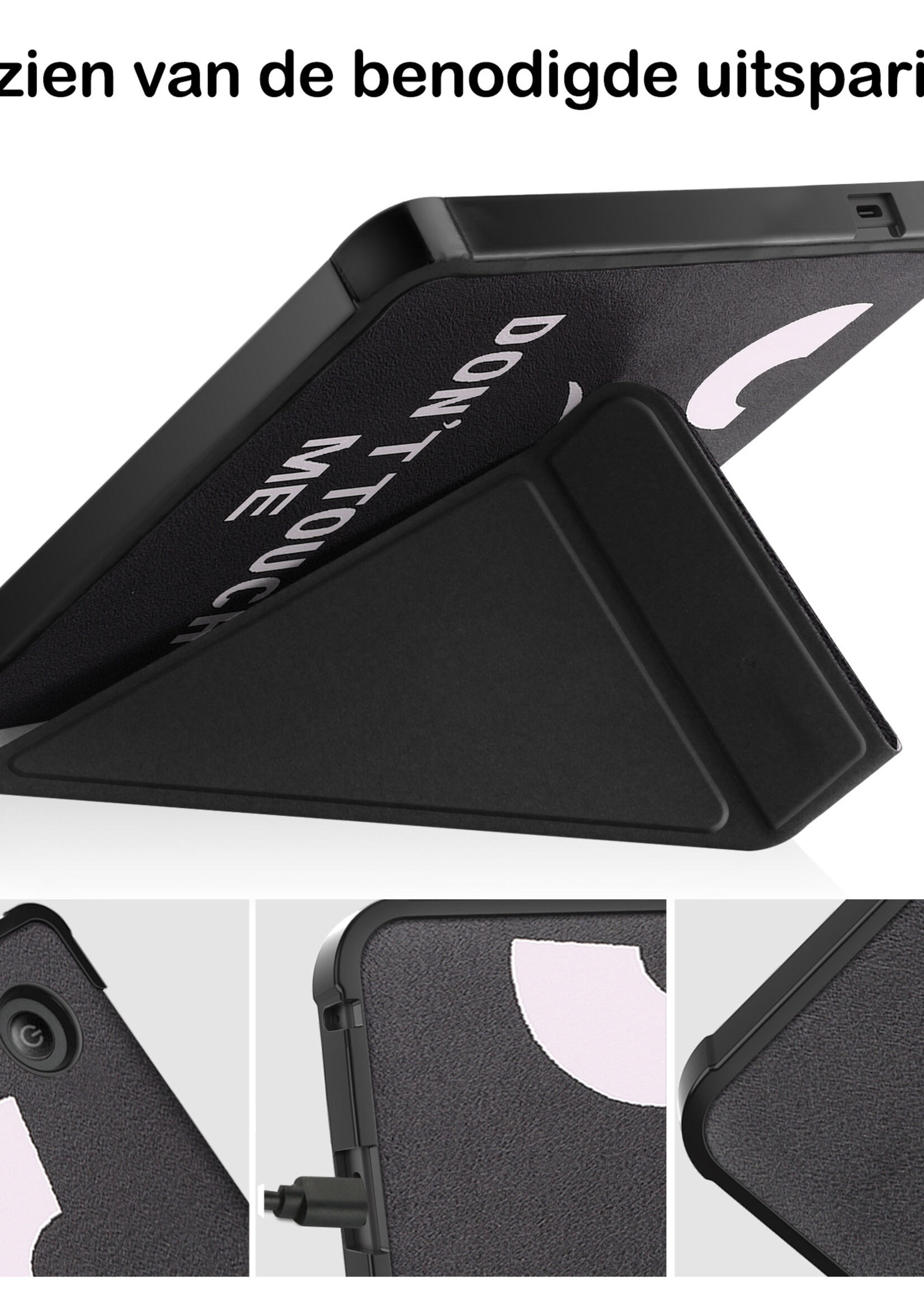 BTH Hoesje Geschikt voor Kobo Sage Hoesje Luxe Bescherm Case Met Screenprotector - Hoes Geschikt voor Kobo Sage Hoes Book Cover - Don't Touch Me