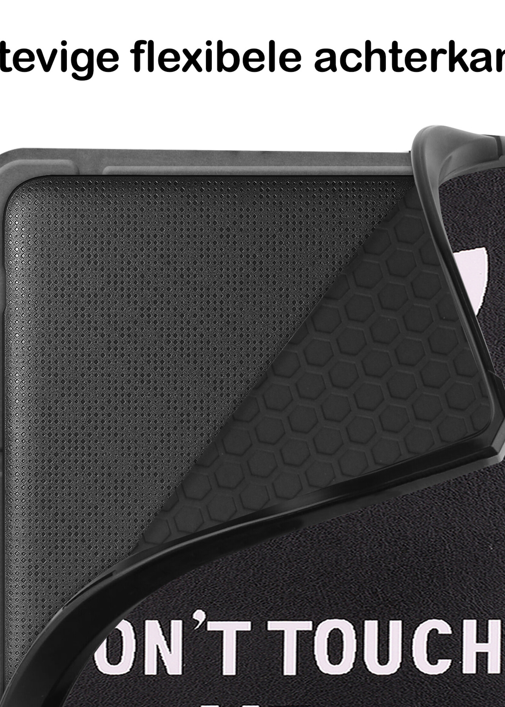 BTH Hoesje Geschikt voor Kobo Sage Hoesje Luxe Bescherm Case Met Screenprotector - Hoes Geschikt voor Kobo Sage Hoes Book Cover - Don't Touch Me