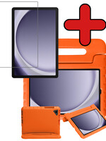 BTH BTH Samsung Galaxy Tab A9 Kinderhoes Met Screenprotector - Oranje
