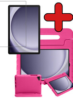 BTH BTH Samsung Galaxy Tab A9 Kinderhoes Met Screenprotector - Roze