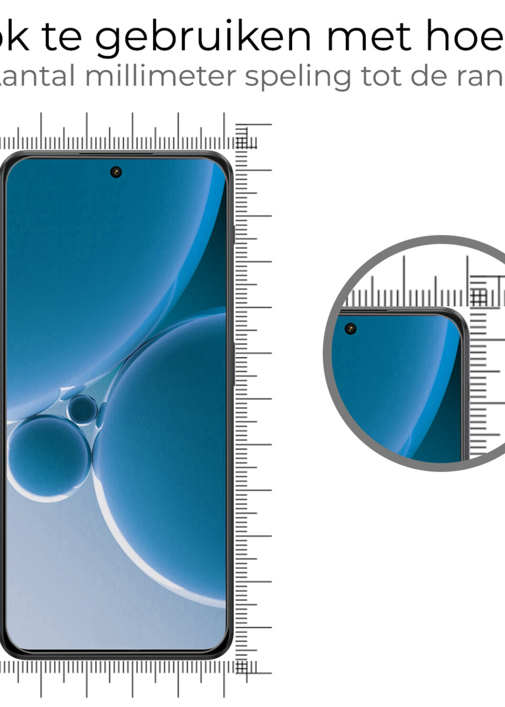 BTH Screenprotector Geschikt voor OnePlus Nord 3 Screenprotector Glas Gehard Tempered Glass - Screenprotector Geschikt voor OnePlus Nord 3 Screen Protector Screen Cover - 3 PACK