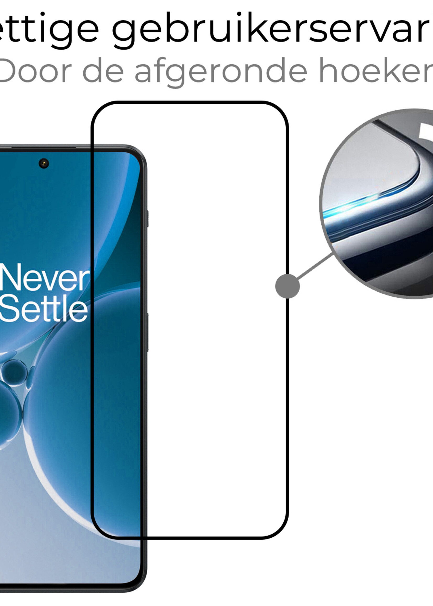 BTH Screenprotector Geschikt voor OnePlus Nord 3 Screenprotector Glas Gehard Tempered Glass Full Cover - Screenprotector Geschikt voor OnePlus Nord 3 Screen Protector Screen Cover - 2 PACK