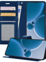 BTH BTH OnePlus Nord 3 Hoesje Bookcase - Donkerblauw