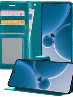BTH BTH OnePlus Nord 3 Hoesje Bookcase - Turquoise