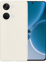 BTH BTH OnePlus Nord 3 Hoesje Siliconen - Wit