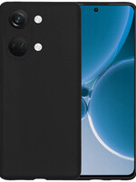 BTH BTH OnePlus Nord 3 Hoesje Siliconen - Zwart